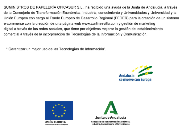 Andalucía se mueve con Europa, Junta de Andalucía Consejería de Transformación Económica, Industria, Conocimiento y Universidades y Unión Europea Fondo Europeo de Desarrollo Regional (FEDER)